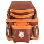 RG1 Brown 10 Pocket Leather Tool Pouch