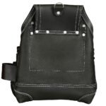 RG2 Black 8 Pocket Leather Tool Utility Pouch - Image 2