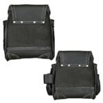 RG7 Black 11 Pockets Leather Tool Belt - Image 2